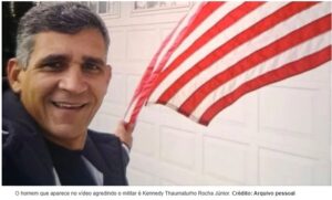 De acordo com a PM, o autor da agressão é Kennedy Talmaturro Rocha Júnior