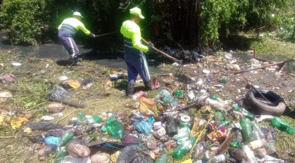 Retirada de lixos dos canais de Vila Velha