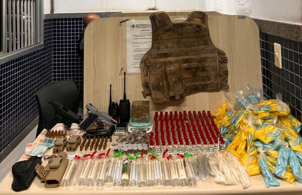 BME registra intensa atuação operacional no fim de semana com apreensões de armas, drogas e veículo recuperado em quatro municípios