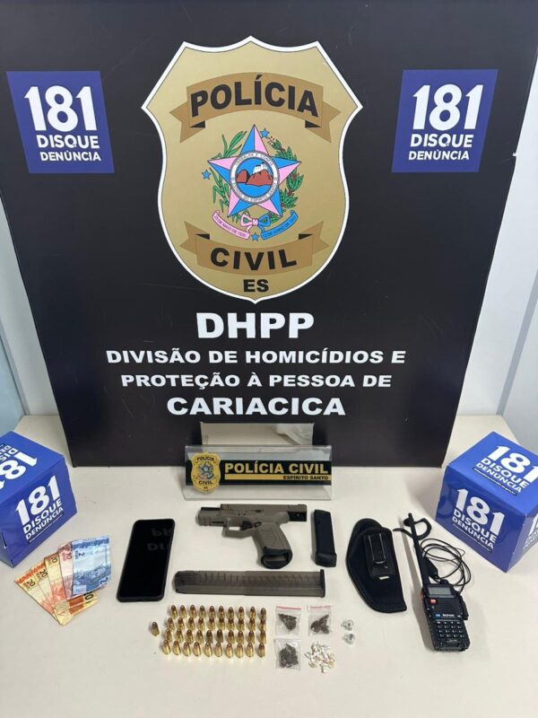 DHPP de Cariacica prende suspeito após confronto no bairro Flexal II