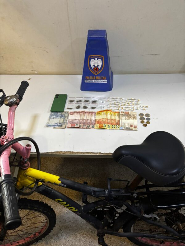 PM apreende drogas em Guarapari