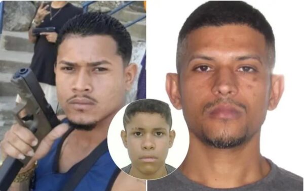 Ezequiel dos Santos Souza, o Batutinha e Ladislau Vieira, vulgo Coroa, foram apontados pela polícia como assassinos de Agner Santos de Assis, de 15 anos | Fotos: Divulgação PCES
