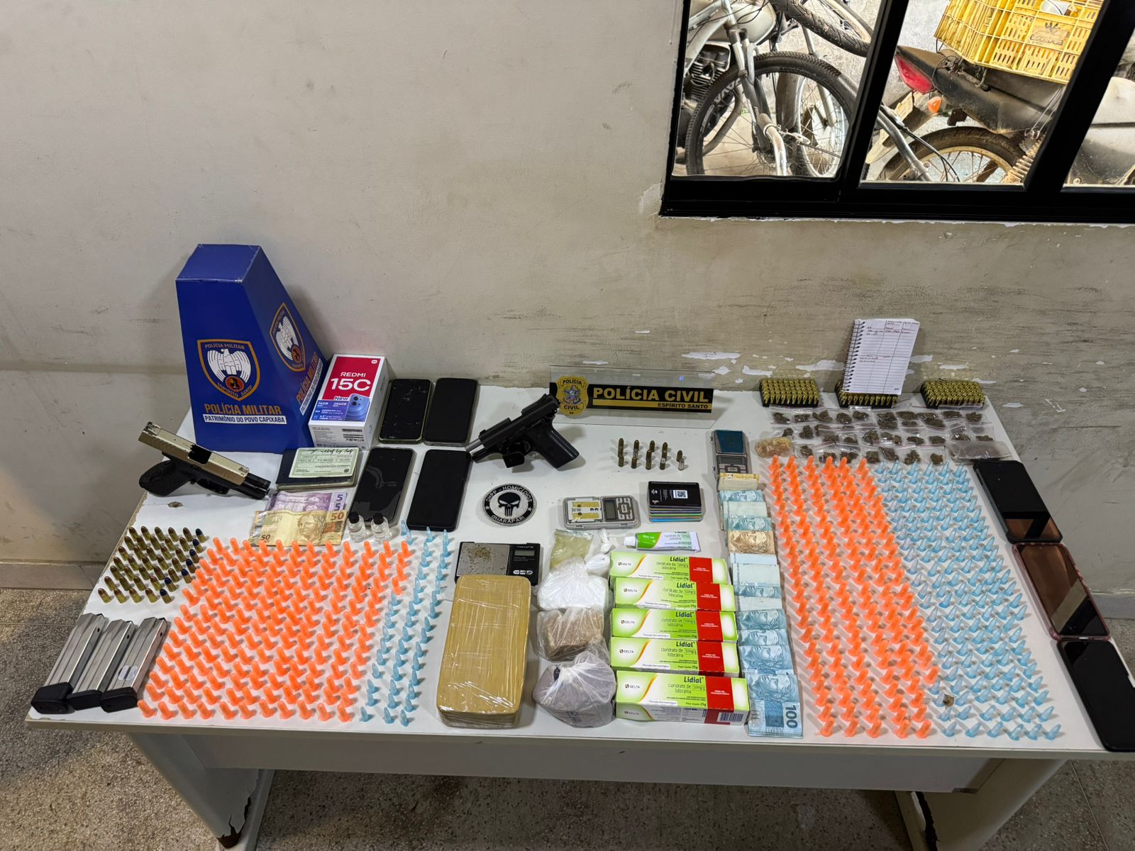 Operação conjunta prende seis suspeitos por tráfico de drogas em Guarapari