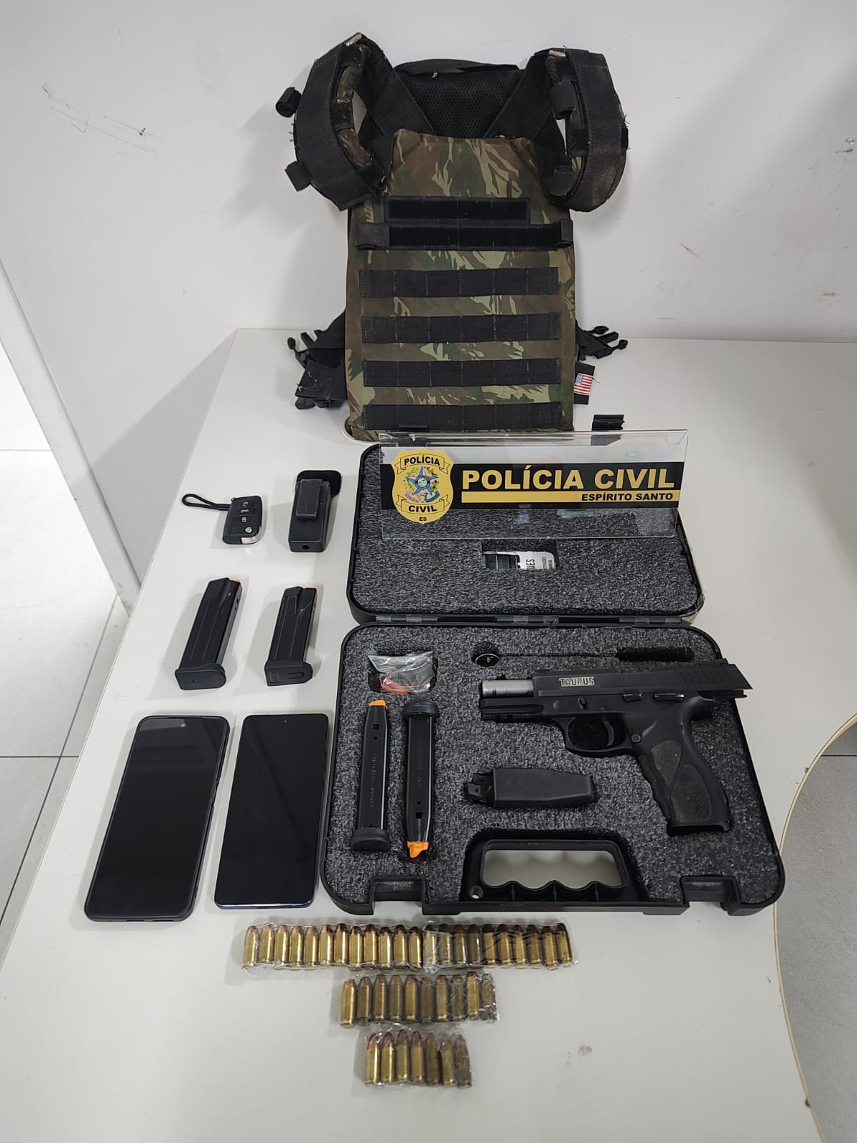 PCES participa da Operação Shadowgun e prende motorista de aplicativo por posse irregular de munições em Vila Velha