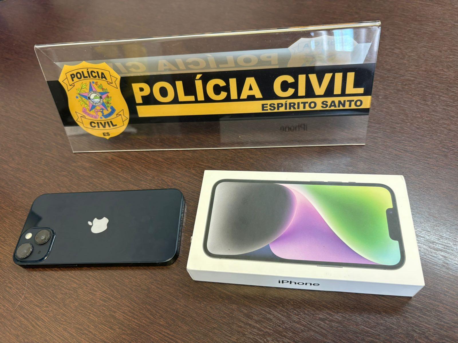 Polícia Civil recupera celular obtido por meio de golpe e identifica receptador em Guarapari