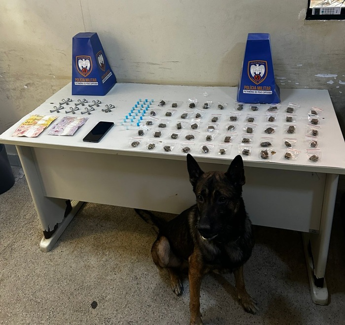 10º BPM apreende drogas, recupera veículo e cumpre mandado de prisão em Guarapari