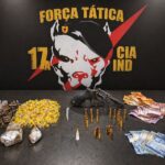 A 17ª Companhia Independente realizou, ao longo do final de semana, operações intensificadas em regiões com alta incidência de crimes.