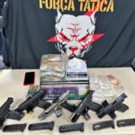 Força Tática da 17ª Cia Independente apreende cinco armas de fogo em Vila Velha