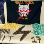 Força Tática da 17ª Cia Independente prende homem e apreende cocaína