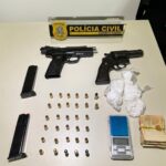 Polícia Civil prende suspeito de homicídio e apreende armas e drogas em Guarapari
