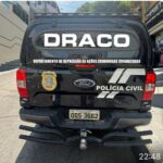 Draco apoia operação da Polícia Civil do Paraná e prende investigado por envolvimento com o tráfico em Vila Velha