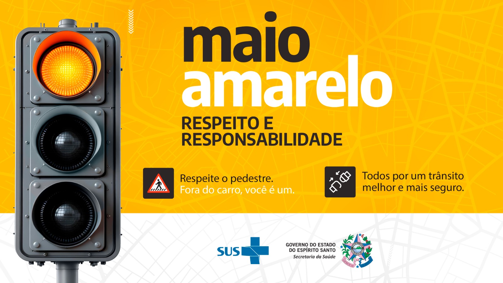 Maio Amarelo: Saúde alerta para aumento de internações de ciclistas e pedestres no SUS capixaba