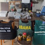 Operação conjunta resgata mais de 70 animais silvestres em situação irregular em Vila Velha