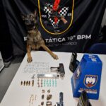Polícia Militar apreende armas, drogas, recupera veículo e cumpre mandados de prisão em Guarapari