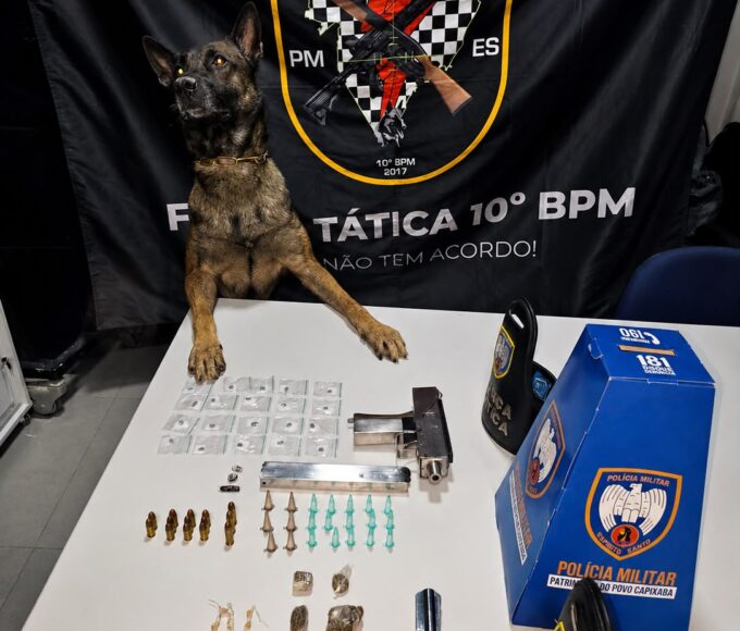 Polícia Militar apreende armas, drogas, recupera veículo e cumpre mandados de prisão em Guarapari